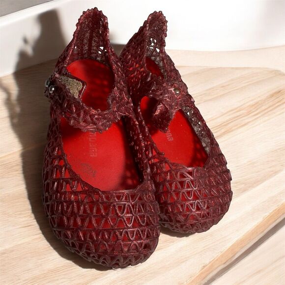Mini Melissa Campana Papel Flats size 8 - Picture 1 of 5